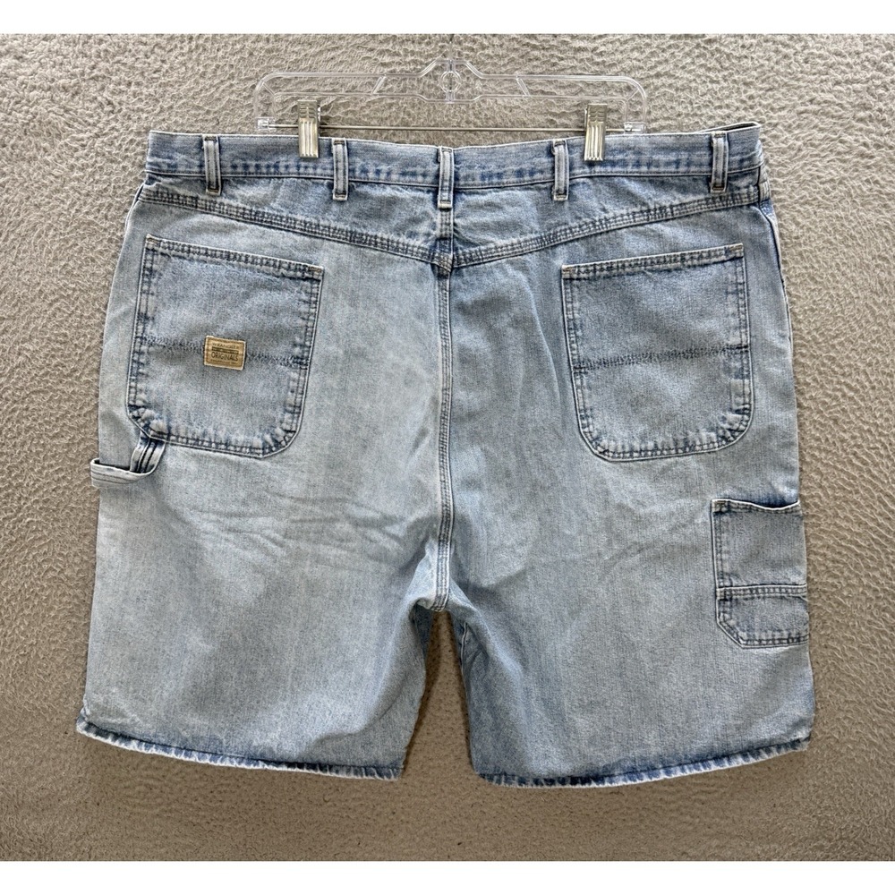 Vintage Wrangler Shorts Mens 44 Blue Denim Carpenter Jorts‎ Grunge Skater Y2K